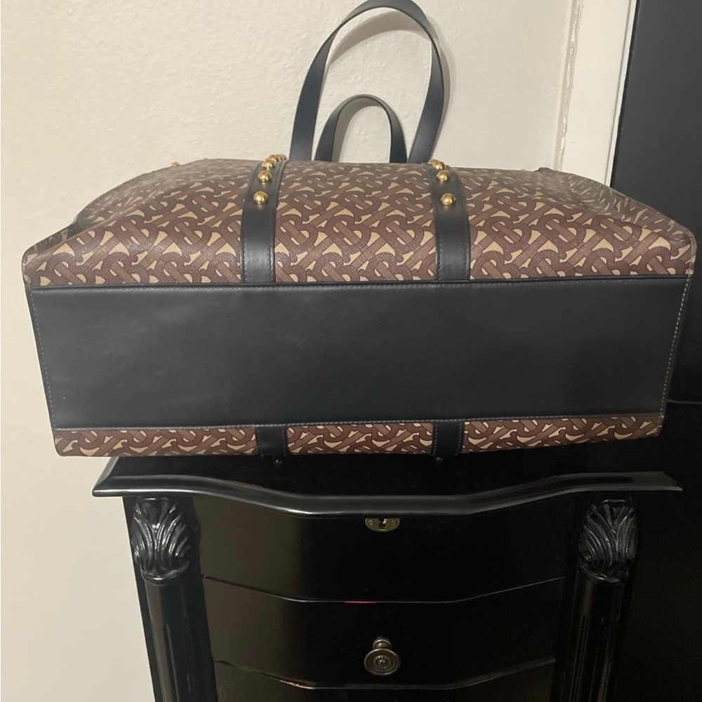 Burberry TB Monogram Tote, 100% AUTHENTIC - Picture 8 of 9